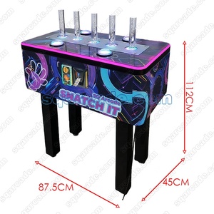 Machine de jeu de carnaval à monnayeur pour 2 joueurs : Attrapez le bâton lumineux, défi visuel et tactile de réaction - Product Image 3