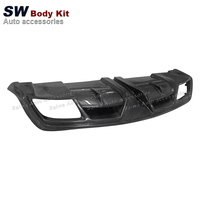 Diffuseur arrière en fibre de carbone de style Piecha pour Mercedes-Benz CLA W117 CLA45, amélioration du diffuseur arrière, lèvre de séparateur arrière, garniture de diffuseur, 2013+