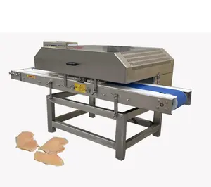 Automatic commercial chicken breast horizontal fresh meat slicer slicing machine
