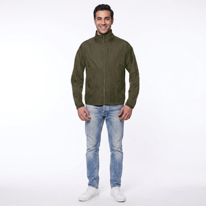 Nouvelle tendance, style simple, veste coupe-vent pour homme sur mesure, imperméable, surdimensionnée, randonnée en plein air, veste légère coupe-vent - Product Image 1
