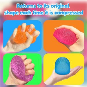 Gumdrop Squeeze <b>Squishies</b> Slow Rising Glitter Square Stress Balls Fidget Sensory Toys For Adults Anxiety Relief Pull And - Product Image 6