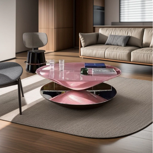 <span class=keywords><strong>Table</strong></span> <span class=keywords><strong>basse</strong></span> de salon de style français au design créatif en forme de soucoupe volante BTCT024 pour la maison ou l'hôtel - Product Image 5