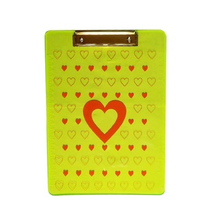 Giá thấp giá rẻ Trong suốt A4 kích thước tiêu chuẩn Bìa văn phòng lớp học cấu hình thấp Clip nhựa clipboards - Product Image 3