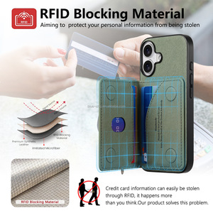 Plus haute qualité en gros en <span class=keywords><strong>cuir</strong></span> de luxe Sublimation étui de téléphone portable pour <span class=keywords><strong>Apple</strong></span> <span class=keywords><strong>Iphone</strong></span> 16 Plus personnalisé couverture mobile - Product Image 5