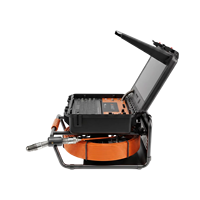Caméra d'inspection des canalisations professionnelle AMJET DrainEye-R13-Max 512 Hz, caméra de canalisation à 360 degrés pour l'inspection des canalisations commerciales