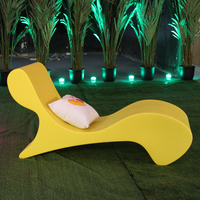 Chaise longue de piscine populaire en PE imperméable pour extérieur, transat de piscine
