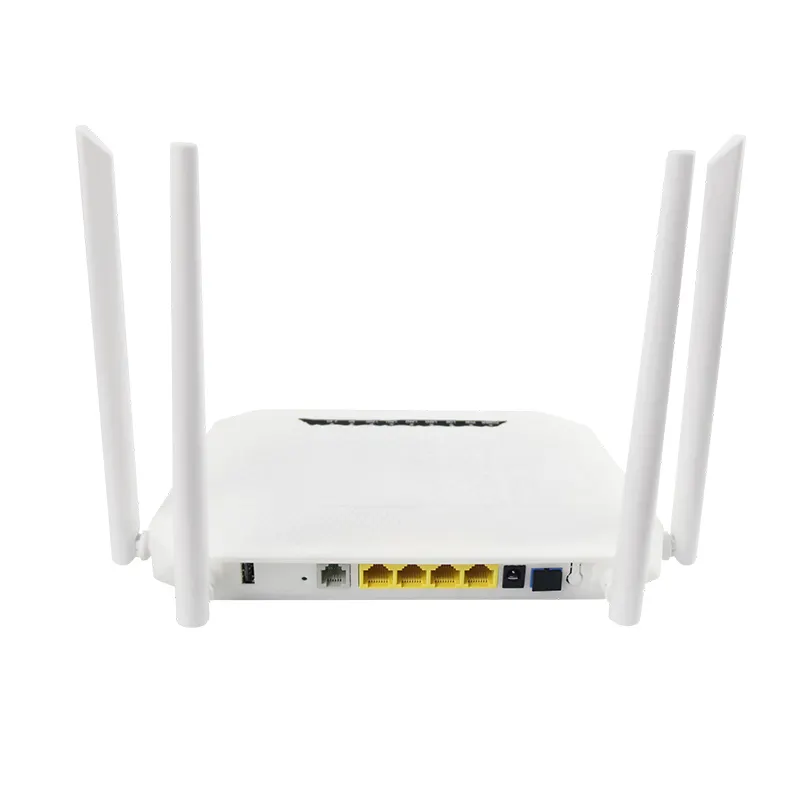 XPON ONU Dual wifi 2.4G 5G ONU HA414GVWBX support IPv4 and IPv6 ftth olt solutions