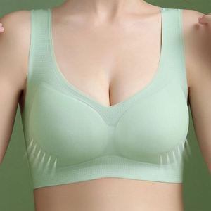 Sous-vêtements ajustables grande taille pour femmes minces soutien-gorge à armatures souples en Latex thaïlandais à larges seins et petits soutiens-gorge - Product Image 4