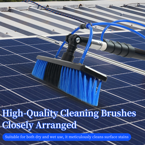 Kit de Limpieza de Paneles Solares <span class=keywords><strong>con</strong></span> Cepillo Telescópico Alimentado por Agua de 3.6m/4.8m/6m/7.2m, Equipo de Limpieza Fotovoltaica y de Ventanas - Product Image 2