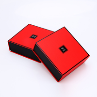 Caja Magnética con Logotipo Impreso Personalizado, Caja Cuadrada de Cartón para Regalos de Cumpleaños, Tapa Magnética con Cierre Abatible, Caja de Regalo con Laminación