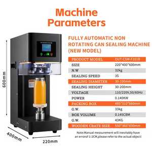 पालतू बोतल मशीन एल्यूमीनियम को सील कर सकती है मशीन सोडा बियर रस मशीन सील कर सकती है - Product Image 2
