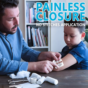 Bandes adhésives chirurgicales Zip Stitch Sutures Butterfly pour la réparation des lésions et la fermeture d'urgence des plaies - Product Image 5