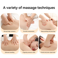 Coussin de massage chauffant USB rechargeable avec contrôle manuel filaire pour soulager les douleurs cervicales, portable pour la maison et les voyages, NON marque modèle A06