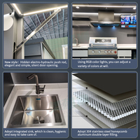 Churrasqueira Modular de Aço Inoxidável para Cozinha Externa com Bancada Premium para Entretenimento ao Ar Livre