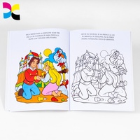 Livre de coloriage pour enfants sur le thème des sirènes, papier épais recyclable écologique, couverture couleur intégrale, livre de dessin éducatif préscolaire