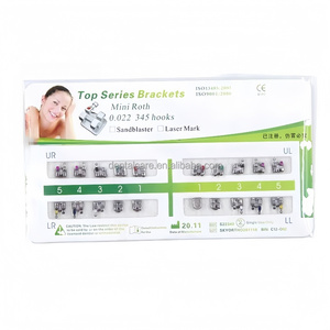 Brackets Ortodontici Manuali <span class=keywords><strong>Roth</strong></span> 022 in Metallo MIM del Produttore XIEJIAN - Product Image 2