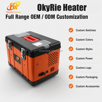 OkyRie Produk Terbaru 12V 24V 220V Mirip dengan AC Diesel Webasto dan Kotak Perkakas Plastik 5KW untuk Truk Kipas Truk