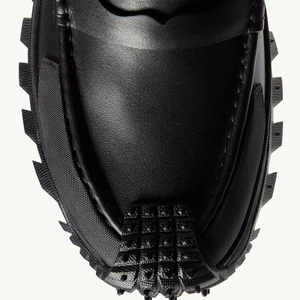 Zapato de hombre de alta calidad, zapatillas bajas para mujer, Punta cerrada, estampados de animales, diseñador de encaje negro, cuero de lujo, suela gruesa, plano informal - Product Image 2