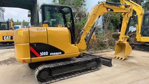 Mini-excavatrice sur chenilles Caterpillar CAT 306D d'occasion, 5,5 tonnes, importée du Japon, cabine climatisée, faible nombre d'heures de travail, bon état - Product Image 3