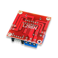 Modul Papan Penggerak Motor L298N untuk Motor DC dan Stepper, Aksesori Mobil Pintar dan Robot Buatan China