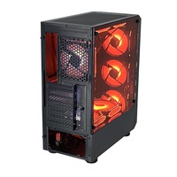 Boîtiers d'ordinateur de jeu Pcooling en promotion, tours classiques noires ATX pour PC de bureau