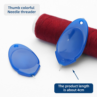 JP Accessoires pour outils de couture Outil d'enfilage d'aiguille Boucle de fil en plastique Enfileur d'aiguille à coudre
