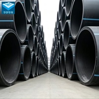 Tuyau en PEHD PE100 pour boues minières, diamètres DN110mm-DN630mm, résistant à l'usure, pour le transport des résidus miniers