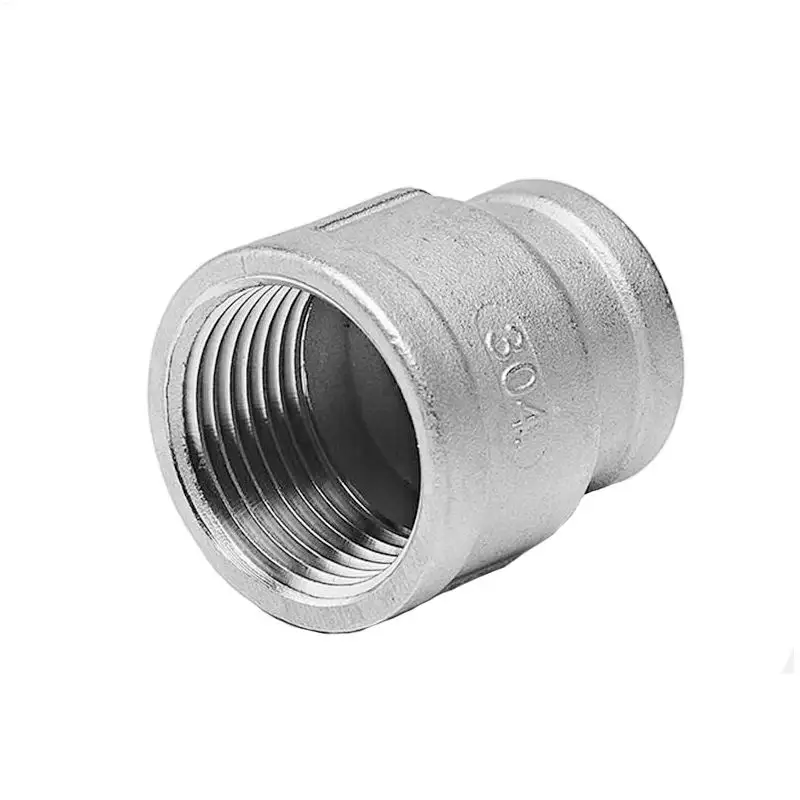 Stainless Steel 304 316 Galvanized Black Pipe Fitting Npt Threaded Pipe Coupling Fittings Red Socket Reducer