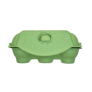 Carton à œufs en gros, une demi-dizaine de papier coloré vide pâques 6 oeufs en carton emballage recyclage - Product Image 3