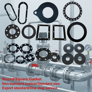 Piezas de caucho redondas moldeadas a presión personalizadas, juntas de NBR y <span class=keywords><strong>EPDM</strong></span>, arandelas planas, sellos, colores personalizados, OEM para maquinaria industrial - Product Image 6