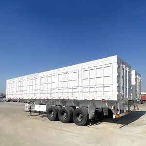 3 trục 40ft 53ft hộp bán Trailer 40ton 80ton van xe tải bán Trailer