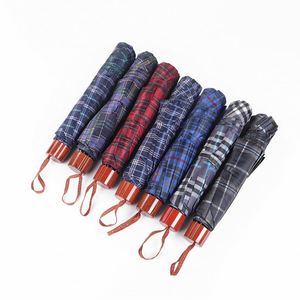 WJ5 Wholesale Cheap Customized Personal Rain <b>Umbrella</b> <b>Windproof</b> Portable 3 Folding Advertising Branded <b>Umbrellas</b> - Product Image 1