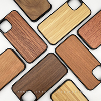 Coque de téléphone en bois naturel magnétique personnalisée haute résistance anti-traces de doigts dorée pour iPhone 17 Pro