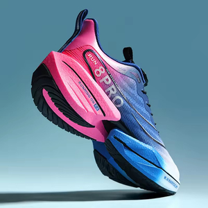 Nouvelles chaussures de course 2026 à plaque carbone pour hommes, semelle en caoutchouc Popcorn, ultra légères, en maille tissée Flying Thread, pour couple, vente en gros - Product Image 6