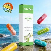 Diffuseur d'huiles essentielles écologiques à base de plantes, inhalateur à base de plantes, vitamine C B12, échantillon britannique pris en charge, avec design gratuit
