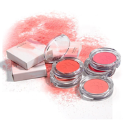 Vente chaude Unique Couleur Visage Blush Joue Poudre Pressée OEM Fard À Joues Palette Souligne patte de chat faible QUANTITÉ MINIMALE DE COMMANDE sans logo