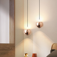Lustre LED nordique moderne pour chambre à coucher, luminaires suspendus dorés et noirs, fil télescopique, lampe suspendue décorative pour salle à manger, restaurant, bar