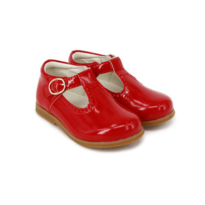 Scarpe per bambini Premium in pelle verniciata cinturino con fibbia a T Mary Jane Shoes per ragazze vestito per bambini Chaussures <span class=keywords><strong>Ballerina</strong></span> - Product Image 1