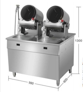 Macchina Automatica per Stir-Fry Shineho ad Alta Efficienza per Cucine di Ristoranti, <span class=keywords><strong>Robot</strong></span> Elettrico Rotante per Cuocere Riso Fritto - Product Image 1