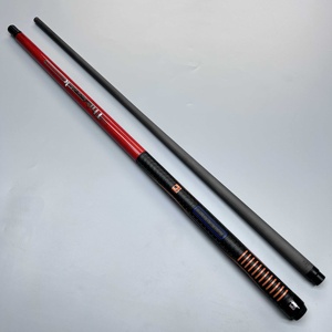 Queue de billard Little Monster en fibre de carbone avec poignée en caoutchouc, embout de 13 mm, queue divisée en 2 parties - Product Image 4