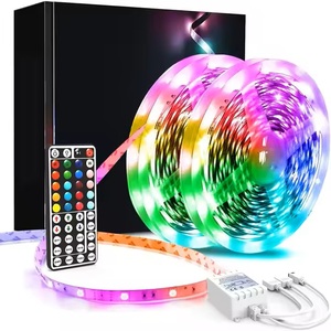 Color de ensueño Tira de luces <span class=keywords><strong>LED</strong></span> Direccionable RGB Pixel Música Ritmo Control remoto Cuerpo de lámpara de cobre - Product Image 3