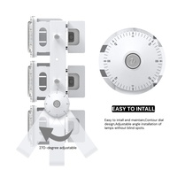 Module LED en aluminium haute puissance pour éclairage de tunnel, étanche IP67, projecteur modulaire avec support réglable