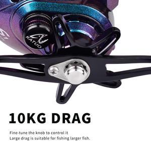 Carrete de Pesca KEKAXI para Agua Dulce y Salada 7.2:1, Carrete de Baitcasting de Alta Velocidad - Product Image 5