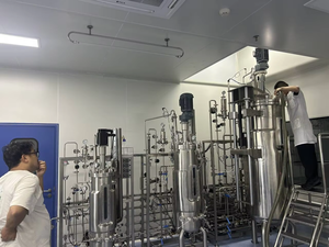 यू मानक 3 सेट 50-100500-500 एल स्टेनलेस स्टील बायोरिक्टर प्रयोगशाला बायोसिंथेसिस इंजन-संचालित स्वचालित ग्रेड बायोरिक्टर - Product Image 2