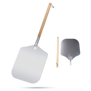 Pelle à pizza en bois, spatule antiadhésive, outils de pâtisserie, coupe-gâteau, accessoires de pâtisserie à long manche - Product Image 1