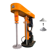 Mélangeur-agitateur industriel hydraulique en acier inoxydable 1500L avec moteur pour produits chimiques, floculants et eaux usées de qualité alimentaire