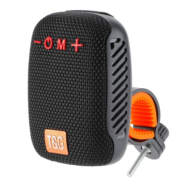 TG392 Outdoor Cycling Fixed Mount Heavy Bass Portable Plastic Speaker with Card Slot TWS Hifi Riding Dustproof Loudspeaker