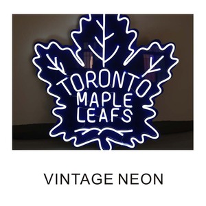 <span class=keywords><strong>TORONTO</strong></span> MAPLE LEAFS bianco neon segnaletica logo - Product Image 5