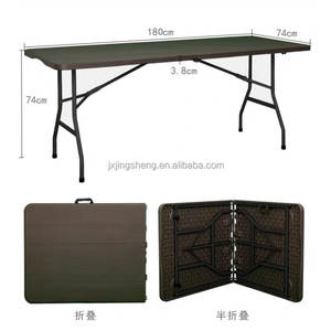 <span class=keywords><strong>Table</strong></span> <span class=keywords><strong>pliante</strong></span> portable d'extérieur en plastique au design moderne de haute qualité - Product Image 3