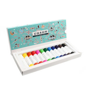 Juego de 6, 12, 24, 36, 48 Colores, Pintura Témpera Sólida de Secado Rápido Personalizada, Barra de Pintura Lavable para la Cara - Product Image 1